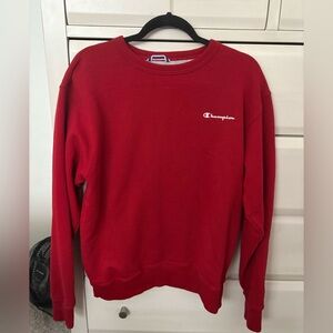 Champion Red Crewneck Sweater